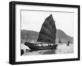 Boats (Junks) in the Harbor-Philip Gendreau-Framed Photographic Print