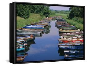 Boats, Killarney, County Kerry, Munster, Republic of Ireland (Eire), Europe-Firecrest Pictures-Framed Stretched Canvas