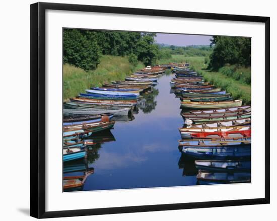 Boats, Killarney, County Kerry, Munster, Republic of Ireland (Eire), Europe-Firecrest Pictures-Framed Photographic Print