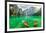 Boats Lake Dolomite Alps Italy-null-Framed Art Print