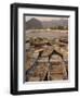 Boats, Limestone Mountain Scenery, Tam Coc, Ninh Binh, South of Hanoi, North Vietnam-Christian Kober-Framed Photographic Print