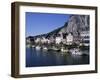 Boats Line the Waterfront on the River Meuse in the Old Town of Dinant in the Ardennes, Belgium-Hans Peter Merten-Framed Photographic Print