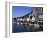 Boats Line the Waterfront on the River Meuse in the Old Town of Dinant in the Ardennes, Belgium-Hans Peter Merten-Framed Photographic Print