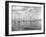 Boats Lined up for a Race on Lake Washington-Ray Krantz-Framed Photographic Print