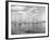 Boats Lined up for a Race on Lake Washington-Ray Krantz-Framed Photographic Print