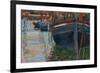 Boats Mirrored in the Water, 1908-Egon Schiele-Framed Giclee Print