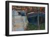 Boats Mirrored in the Water, 1908-Egon Schiele-Framed Giclee Print
