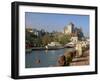 Boats Moored Along the River in the Town of Annecy, Haute Savoie, Rhone Alpes, France, Europe-Miller John-Framed Photographic Print