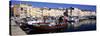 Boats Moored at a Dock, St. Tropez, Provence, France-null-Stretched Canvas