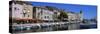 Boats Moored at a Harbor, La Ciotat, Bouches-Du-Rhone, Provence-Alpes-Cote D'Azur, France-null-Stretched Canvas