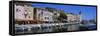 Boats Moored at a Harbor, La Ciotat, Bouches-Du-Rhone, Provence-Alpes-Cote D'Azur, France-null-Framed Stretched Canvas