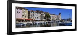 Boats Moored at a Harbor, La Ciotat, Bouches-Du-Rhone, Provence-Alpes-Cote D'Azur, France-null-Framed Photographic Print