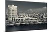 Boats moored at a harbor, Tala Harbor Development Marina, Aqaba, Jordan-null-Mounted Photographic Print