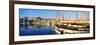 Boats Moored at a Harbor, Vieux Port, Marseille, Provence-Alpes-Cote D'Azur, France-null-Framed Photographic Print