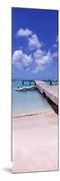 Boats Moored at a Pier, Sandy Ground, Anguilla-null-Mounted Photographic Print