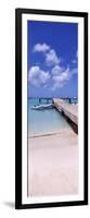 Boats Moored at a Pier, Sandy Ground, Anguilla-null-Framed Photographic Print