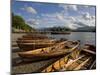 Boats Moored at Derwentwater, Lake District National Park, Cumbria, England, United Kingdom, Europe-Jean Brooks-Mounted Photographic Print