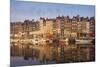 Boats Moored at the Old Dock, Honfleur, Normandy, France-Guy Thouvenin-Mounted Photographic Print