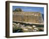 Boats Moored Below the Old Fort, Corfu, Ionian Islands, Greek Islands, Greece, Europe-Ken Gillham-Framed Photographic Print