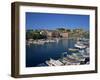 Boats Moored in Harbour at Molyvos, on Lesbos, North Aegean Islands, Greek Islands, Greece, Europe-Lightfoot Jeremy-Framed Photographic Print