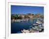 Boats Moored in Harbour at Molyvos, on Lesbos, North Aegean Islands, Greek Islands, Greece, Europe-Lightfoot Jeremy-Framed Photographic Print