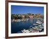 Boats Moored in Harbour at Molyvos, on Lesbos, North Aegean Islands, Greek Islands, Greece, Europe-Lightfoot Jeremy-Framed Photographic Print