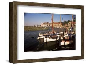 Boats Moored in Harbour, Blakeney Hotel, Blakeney, Norfolk, England, United Kingdom-Charcrit Boonsom-Framed Photographic Print