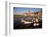 Boats Moored in Harbour, Blakeney Hotel, Blakeney, Norfolk, England, United Kingdom-Charcrit Boonsom-Framed Photographic Print