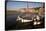 Boats Moored in Harbour, Blakeney Hotel, Blakeney, Norfolk, England, United Kingdom-Charcrit Boonsom-Framed Stretched Canvas