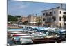 Boats Moored in the Harbour at Bardolino, Lake Garda, Italian Lakes, Lombardy, Italy, Europe-James Emmerson-Mounted Photographic Print