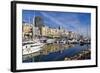 Boats moored in the harbour of Monte Carlo, Monaco, Cote d'Azur, Mediterranean, Europe-Marco Brivio-Framed Photographic Print