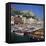 Boats Moored in the Marina Grande, Capri, Campania, Italy, Europe-Roy Rainford-Framed Stretched Canvas