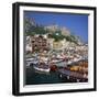 Boats Moored in the Marina Grande, Capri, Campania, Italy, Europe-Roy Rainford-Framed Photographic Print