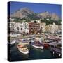 Boats Moored in the Marina Grande, Capri, Campania, Italy, Europe-Roy Rainford-Stretched Canvas
