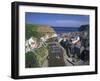 Boats Moored in the Protected Harbour of Staithes, Yorkshire, England, United Kingdom, Europe-Rainford Roy-Framed Photographic Print