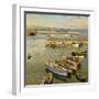 Boats, Newlyn Harbour, 1931-Harold Harvey-Framed Giclee Print