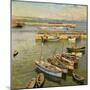 Boats, Newlyn Harbour, 1931-Harold Harvey-Mounted Giclee Print