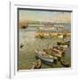 Boats, Newlyn Harbour, 1931-Harold Harvey-Framed Giclee Print