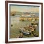 Boats, Newlyn Harbour, 1931-Harold Harvey-Framed Giclee Print