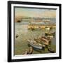 Boats, Newlyn Harbour, 1931-Harold Harvey-Framed Giclee Print