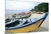 Boats of Aquadilla Puerto Rico-George Oze-Mounted Photographic Print