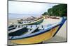 Boats of Aquadilla Puerto Rico-George Oze-Mounted Photographic Print