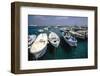 Boats of Capri, Italy-George Oze-Framed Premium Photographic Print