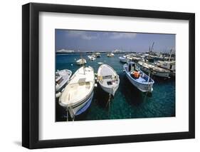 Boats of Capri, Italy-George Oze-Framed Photographic Print