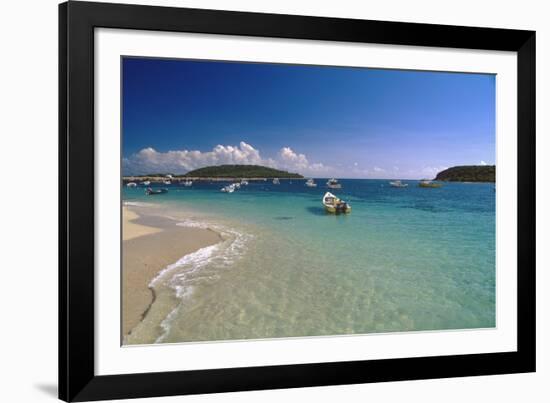 Boats Of Esperanza, Vieques, Puerto Rico-George Oze-Framed Photographic Print