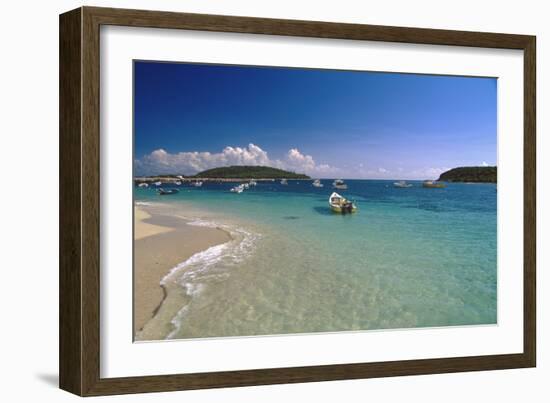 Boats Of Esperanza, Vieques, Puerto Rico-George Oze-Framed Photographic Print