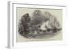 Boats of HMS President and Eurydice Attacking an Arab Stockade, in the Angosha River, Mozambique-null-Framed Giclee Print