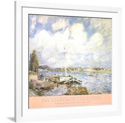 'Boats of the Seine' Prints - Alfred Sisley | AllPosters.com
