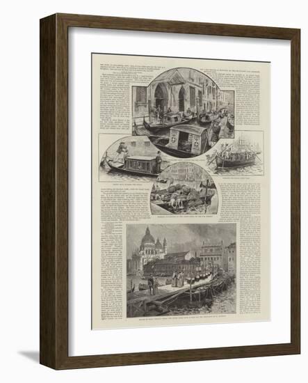 Boats of Venice-Henry Edward Tidmarsh-Framed Giclee Print