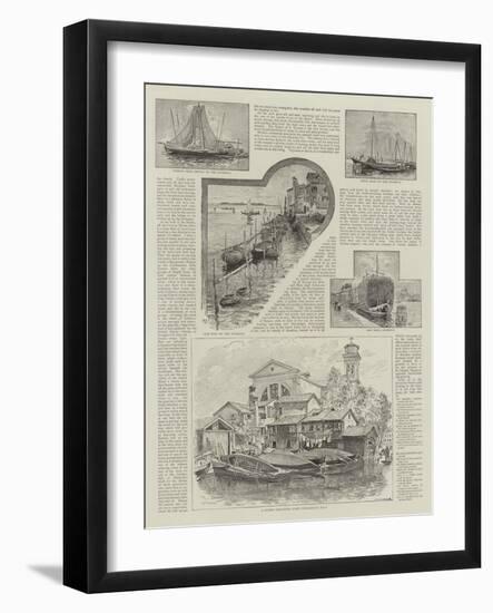 Boats of Venice-Henry Edward Tidmarsh-Framed Giclee Print